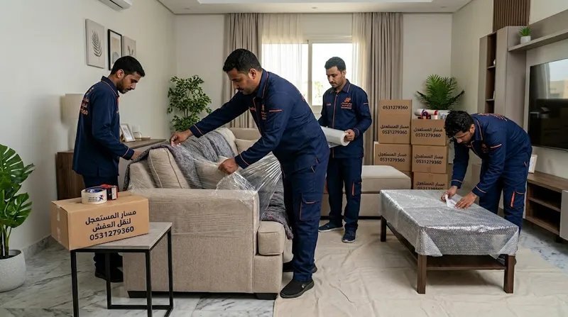 تغليف عفش بالقصيم فريق مسار المستعجل